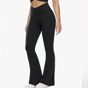 Aerie Women's Black Flare Pants